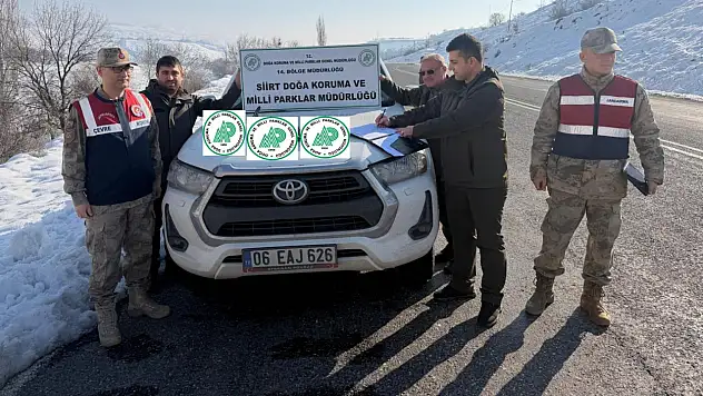 Siirt'te kaçak avcılığa geçit yok: 1 kişiye 26 bin 911 lira ceza