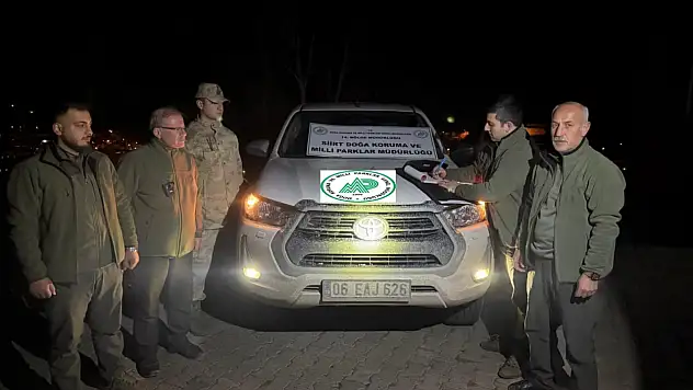 Siirt'te kaçak avcılık yapan kişiyi binlerce lira ceza kesildi!