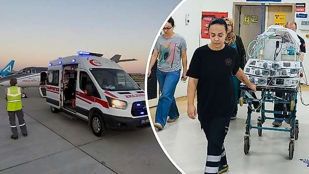 Siirt'te Kalp Yetmezliği Tespit Edilen 8 Günlük Bebek Uçak Ambulansla Ankara'ya Sevk Edildi