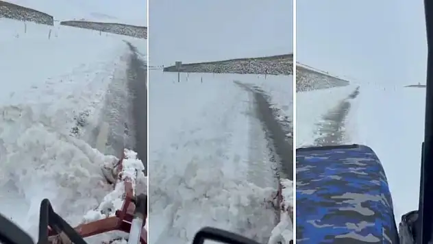 Siirt'te Kar Yağdı, Yol Kapandı… Çözüm Bir Vatandaştan Geldi