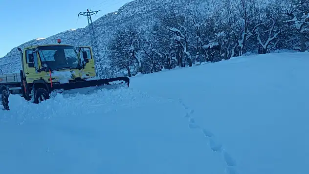 Siirt'te kar yağışı ulaşımı felç etti: 234 yerleşim yerine ulaşım sağlanamıyor