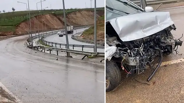 Siirt'te Kontrolden Çıkan Otomobil Bariyerlere Çarptı: Sürücü Yaralandı