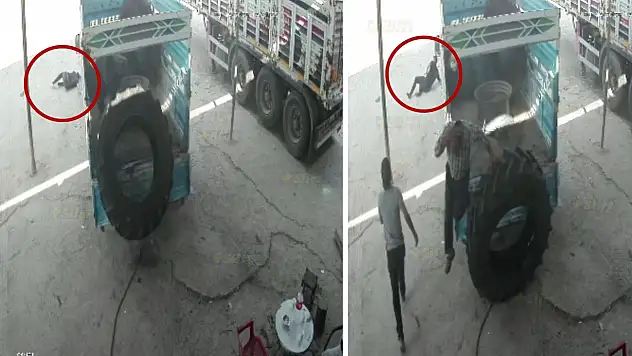 Siirt'te Lastik Tamirhanesinde Patlama: 1'i Ağır 2 Yaralı O Anlar Kamerada