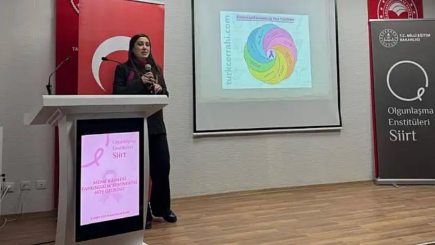 Siirt'te Meme Kanseri Farkındalık Semineri Düzenlendi