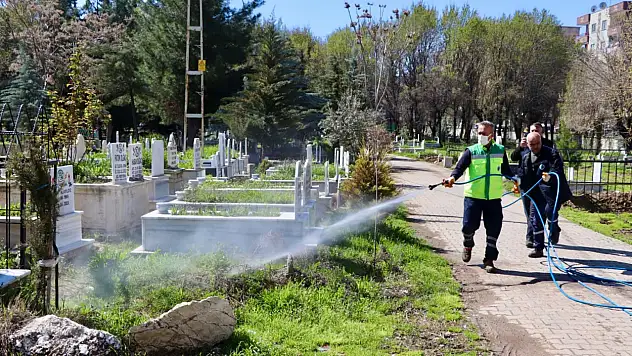 Siirt'te Mezarlıklarda Bahar Temizliği Başladı: İlk Çalışma Zevye'de