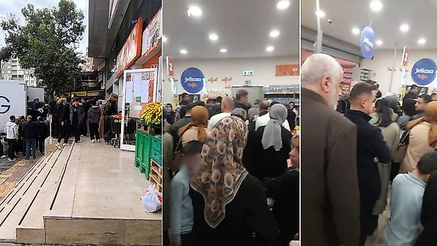 Siirt'te Migros Önünde Ucuz Balık İzdihamı: Balık Fiyatını Duyan Markete Koştu