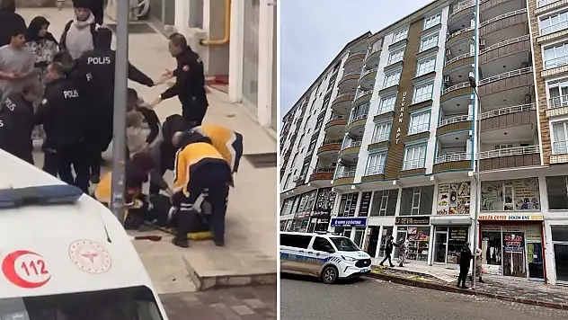 Siirt'te Nihat Aykut Caddesi'nde 3. kattan düşen kadın ağır yaralandı