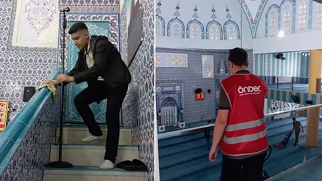 Siirt'te Öğrencilerden Camilerde Temizlik Çalışması
