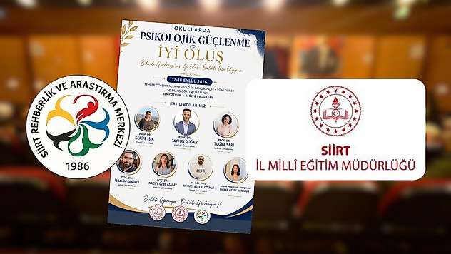 Siirt'te Öğretmenleri İlgilendiren Buluşma! Uzman İsimler Bir Araya Geliyor