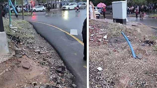 Siirt'te Okul Yolunda Tehlike: Kaldırım Yok, Kablolar Dışarıda