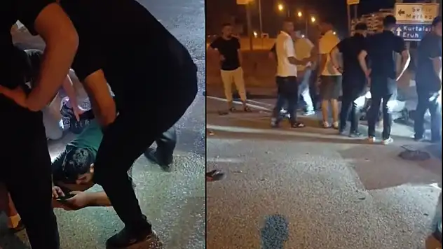 Siirt'te Otomobil ile Motosiklet Çarpıştı: 1 Kişi Yaralandı