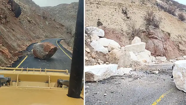 Siirt'te Pervari, Şirvan ve Tillo'da yağış sonrası heyelanlara anında müdahale