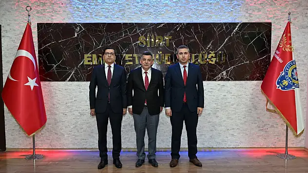 Siirt'te Polis Haftası Kapsamında Başsavcı, Komisyon Başkanı ve Federasyon Ziyaretleri