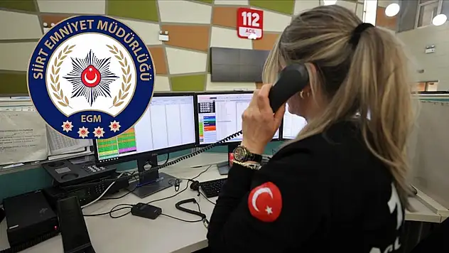 Siirt'te Polis Haftası'nda İhbar Sayısı 4 Kat Arttı: İhbarların Büyük Bölümü Asılsız Çıktı