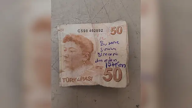 Siirt'te Sadaka Parasında YKS Notu Dikkat Çekti