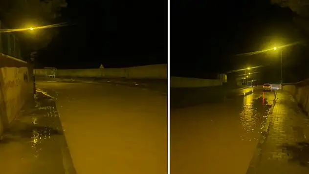 Siirt'te Sağanak Etkili Oldu: Şeyh Musa Caddesi Sular Altında