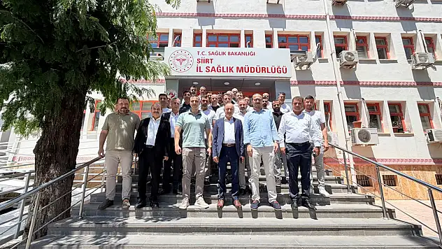 Siirt'te Sağlık Hizmetleri Masaya Yatırıldı: Öz Sağlık-İş Heyetinden İl Sağlık Müdürlüğü'ne Ziyaret