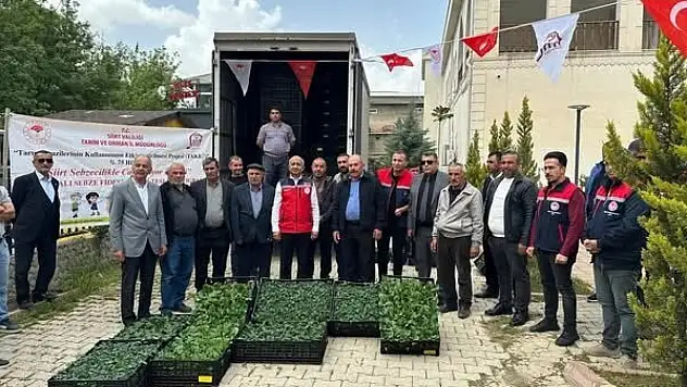 Siirt'te Sebze Üretimine 60 Bin Fide Desteği