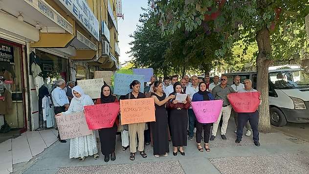 Siirt'te Şengal Katliamının 12'nci Yılında Basın Açıklaması