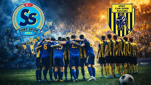 Siirt'te Sezonun Maçı: Kazanan Şampiyonluğa Koşacak! Gelecek Siirt 56 Spor ile Siirt Canspor Karşı Karşıya