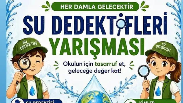 Siirt'te ''Su Dedektifleri Yarışması'' Başladı: İlk ve Ortaokul Öğrencileri Su İsrafını Tespit Edip Çözüm Üretecek