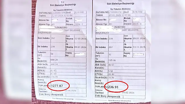 Siirt'te su faturaları cep yakıyor: Yeni tarife tartışmaya neden oldu