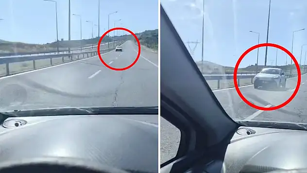 Siirt'te ters yönden gelen sürücü tehlike saçtı