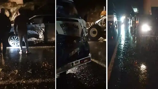 Siirt'te trafik kazası: otomobil ile pikap çarpıştı, 2 yaralı