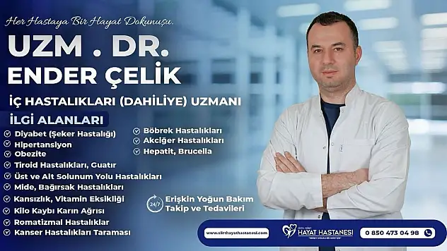 Siirt'te uzmandan hipertansiyon uyarısı: Düzenli kontrol hayati önem taşıyor