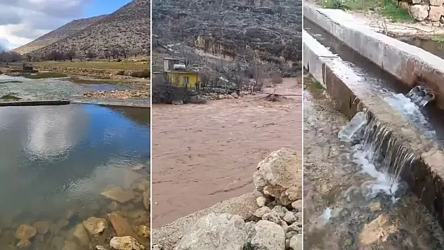 Siirt'te yağışlar doğayı canlandırdı: Kuruyan kaynaklar yeniden suyla buluştu