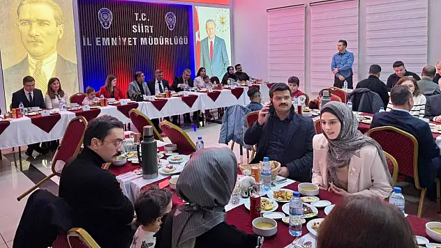 Siirt'te Yargı ve Emniyet Camiası İftar Sofrasında Buluştu