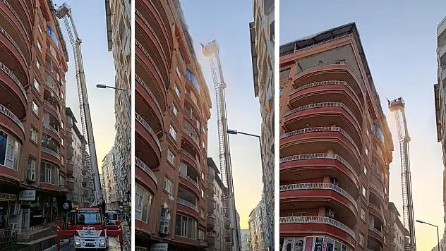 Siirt'te Yılların Sorunu Çözüldü: İtfaiyeden Yüksek Çatılara Etkin Müdahale