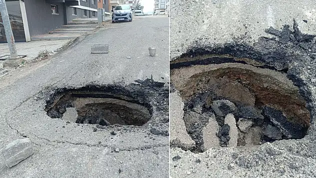 Siirt'te Yol Çöktü: Sürücüler İçin Tehlike Oluşturuyor