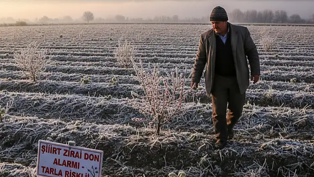 Siirt'te Zirai Don Alarmı: Tarlaya Çıkmak Riskli mi, Ürünler Tehlikede mi?