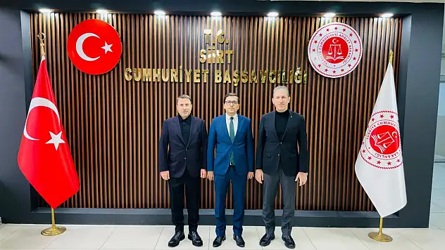 Siirt Ticaret ve Sanayi Odası Başkanı'ndan Cumhuriyet Başsavcılığı'na Ziyaret