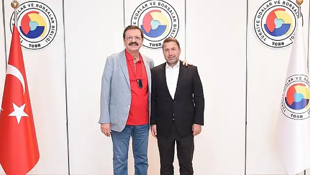 Siirt TSO Başkanı Güven Kuzu'dan TOBB Başkanı Rıfat Hisarcıklıoğlu'na Ziyaret
