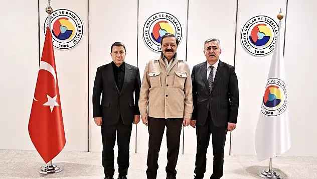 Siirt TSO Başkanı Kuzu'dan TOBB Başkanı Hisarcıklıoğlu'na Ziyaret