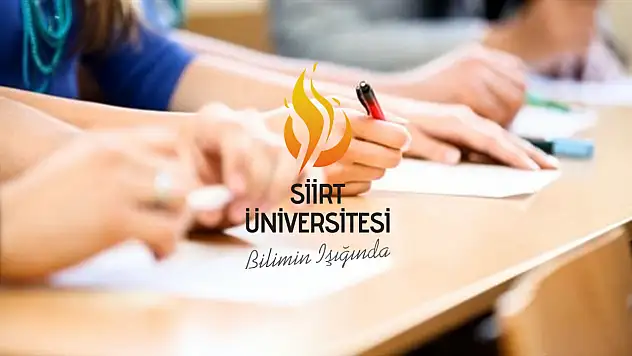 Siirt Üniversitesi Eğitim Fakültesi'nde Tek Ders Sınavı Başvuruları Başladı