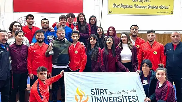 SİİRT ÜNİVERSİTESİ, GREKOROMENDE ŞAMPİYON OLDU