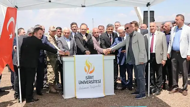 Siirt Üniversitesi Morfoloji Binasının Temeli Atıldı