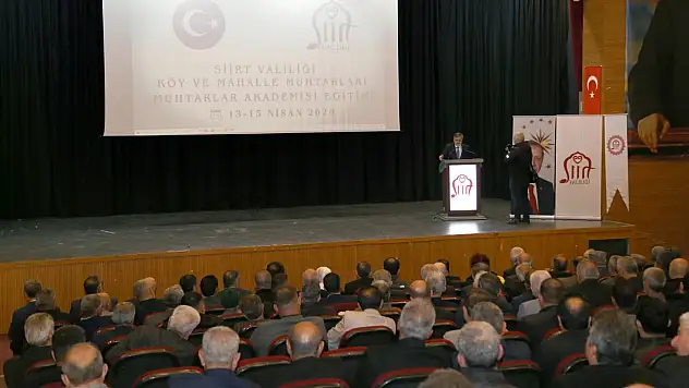 Siirt Üniversitesi'nde Muhtarlar Akademisi Açıldı