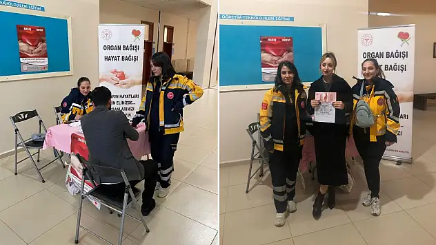 Siirt Üniversitesi'nde organ bağışı için gönüllü kayıtlar alındı