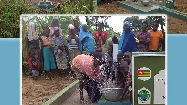 Siirt Üniversitesi Öğrencilerinden  Togo'ya Hayat: Gazze Kardeşlik  Su Kuyusu Açıldı