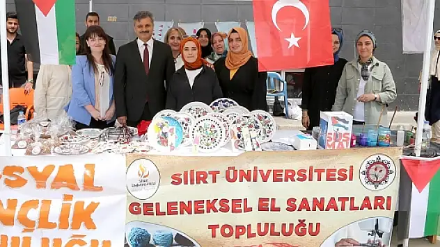 Siirt Üniversitesinde 'Gazze İçin Dayanışma Kermesi'