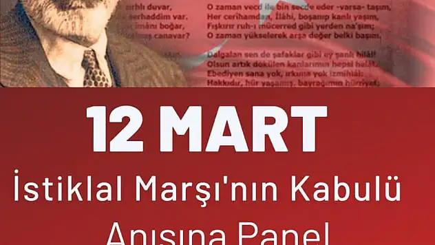 Siirt Üniversitesinde İstiklal Marşı'nın Kabulü Anısına Panel