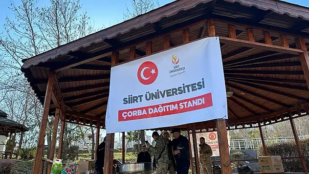 SİİRT ÜNİVERSİTESİNDEN DEPREM SEFERBERLİĞİ