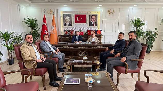 Siirt Vali Yardımcılarından AK Parti İl Başkanlığına Ziyaret