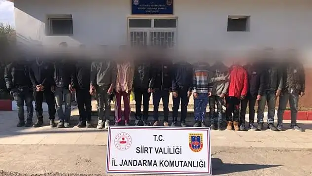Siirt Valiliği, Son 3 Ayda 286 Kaçak Göçmen Hakkında İşlem Yapıldığını ve 8 Organizatörün Tutuklandığını Duyurdu