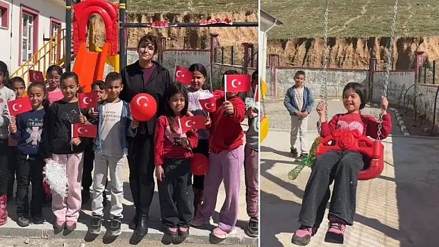 Siirt Valisi Dr. Kemal Kızılkaya'nın Öğrencilere Verdiği Söz Yerine Getirildi: Köy Okuluna Park Yapıldı