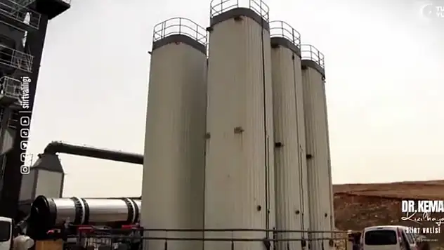 Siirt Valisi Dr.Kemal Kızılkaya, Şehrimize Asfalt Plenti Kazandırdı